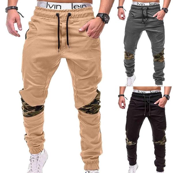 Pantaloni da yoga Harajuku Jogger Pantaloni da uomo Retro Color Block Patchwork Hip Harem Pantaloni da pista Pantaloni maschili da uomo Pantaloni sportivi Streetwear Taglie forti