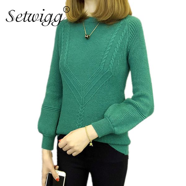 

sweaters autumn women's o neck loose pullover long-sleeved sweater sweet solid twist knitted female basic knit & jumpers, White;black