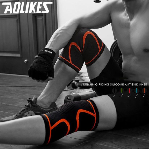

elbow & knee pads 1 pcs sport fitness support professional protective sports pad breathable brace basketball tennis cycling, Black;gray