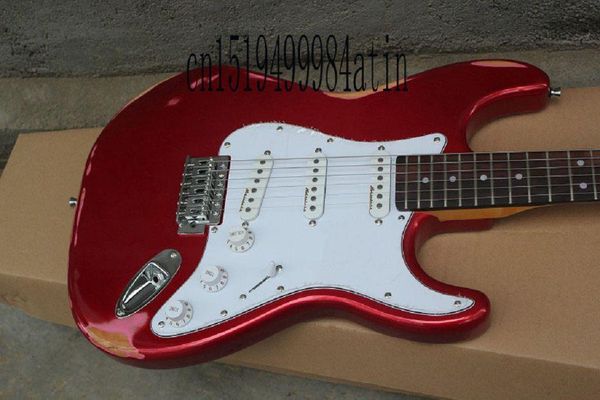 

shipping robert cray silver electric guitar sss pickups custom body @22