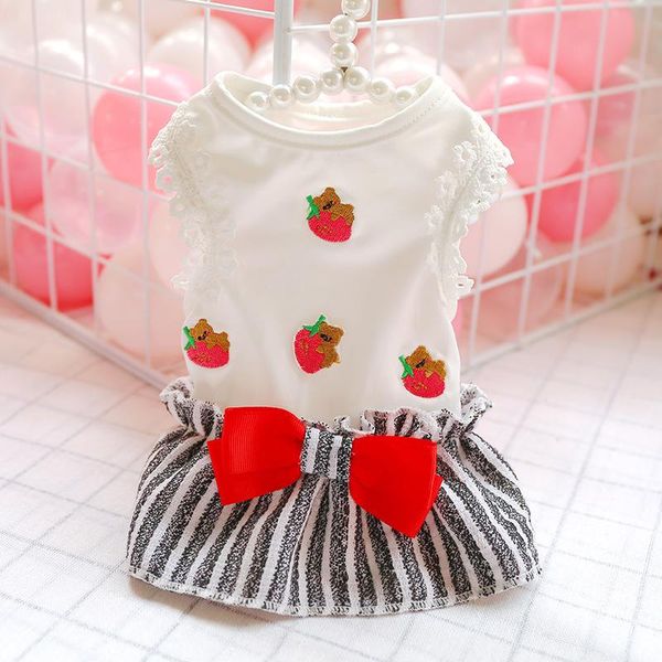 

dog apparel summer pet clothing for dress girl costume vest skirt ropa para perros roupa cachorro yorkshire pomeranian puppy clothes