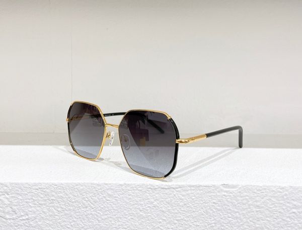 

oversized sunglasses 52ws black/gold | grey gradient lens gafa de sol women fashion sun glasses shades eye wear with box, White;black