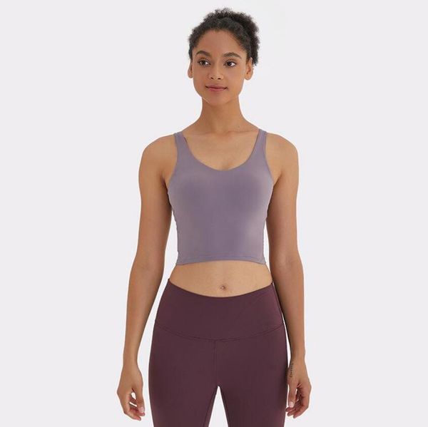 

woman's yoga sports bra bodybuilding all match casual gym push up bras crop indoor outdoor workout clothing, Gray
