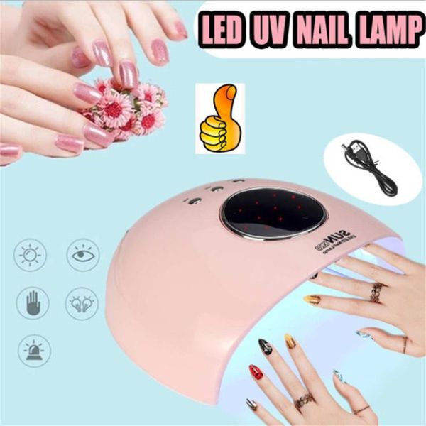 

nail dryers 36w light uv dryer gel curing machine smart timing manicure tool