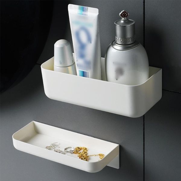 

storage boxes & bins home wall-mounted bathroom shelf cosmetic makeup hanger rack sundriesmakeup organizer