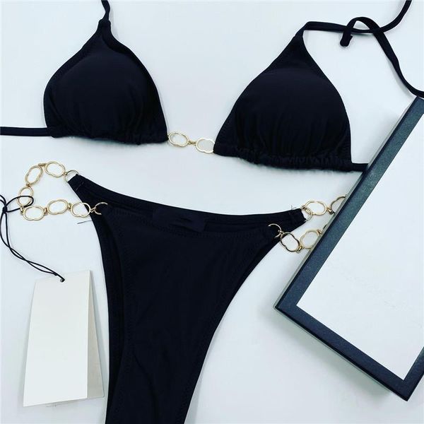 

2021 women swimsuit beach bikini lingerie fashion two-pieces restoring ancient ways designer swimwear ship, White;black