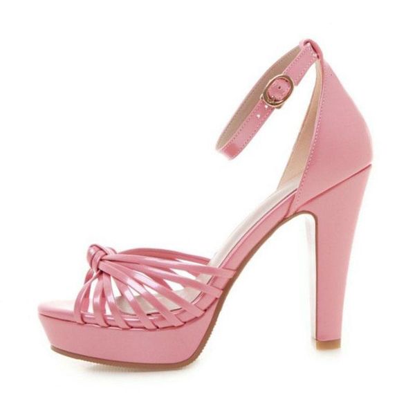 

sandals young ladies party bowknot summer buckle gladiator shoes women platform simple size 32-43 1nek, Black