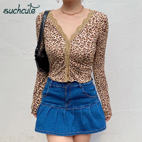 

women's t-shirt dot women's t-shirts lace patchwork long sleeve y2k aesthetic female v neck tee summer 90s outfits gdr4, White