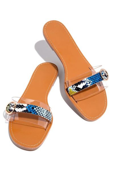 

leopard shoes slippers women summer big size rubber flip flops low slides hawaiian flat hoof heels basic sandal, Black