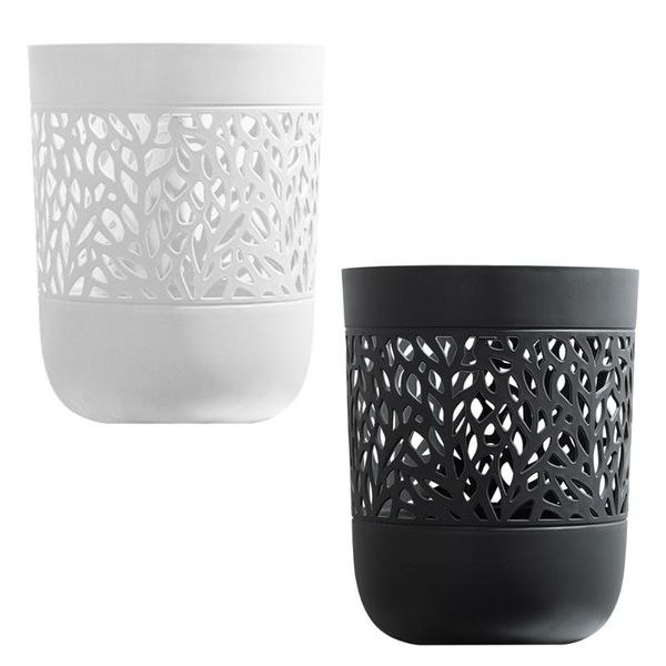 

waste bins 2pcs household trash bedroom ash-bin buckets storage containers