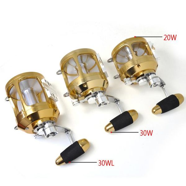 

full metal deep sea trolling reel lure casting fishing jigging wheel stainless steel gear aluminum alloy shell baitcasting reels