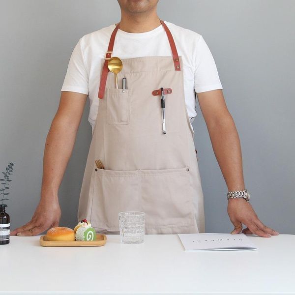 

aprons belt canvas apron cotton cafe overalls