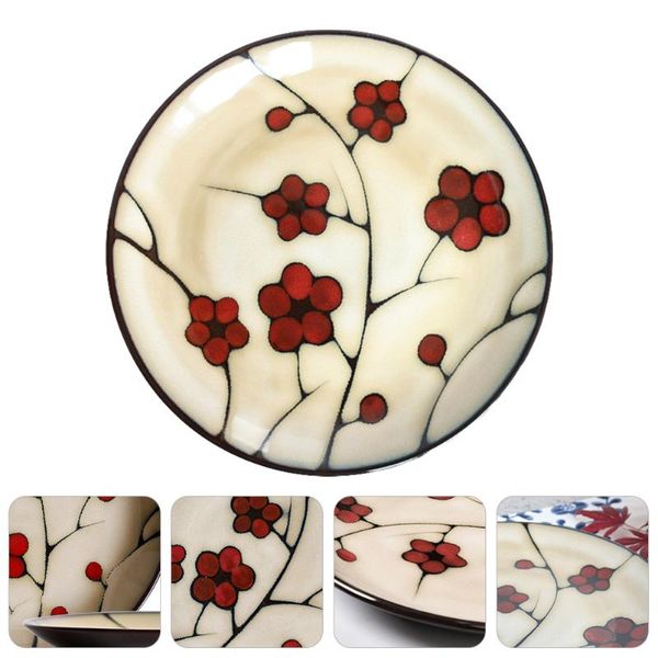 

chopsticks 1pc ceramic tableware japanese-style dining dish creative plate for kitchen
