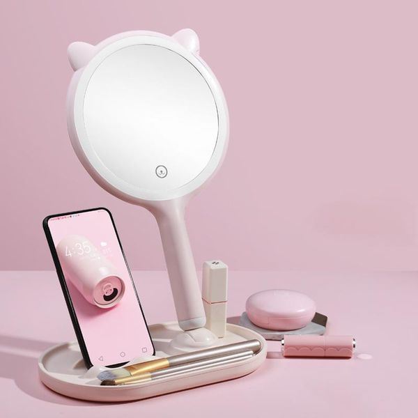 

mirrors led lighted makeup mirror for home decor deskdressing fill light female portable beauty travel