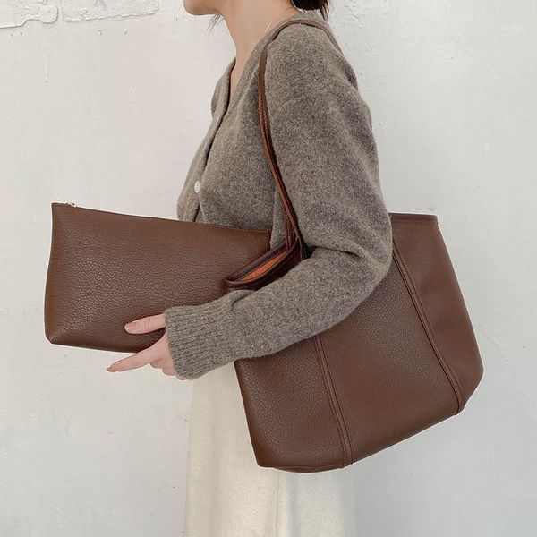 

evening bags hocubo - women's leisure shoulder bag, large capacity, soft synthetic leather strap, fashionable,