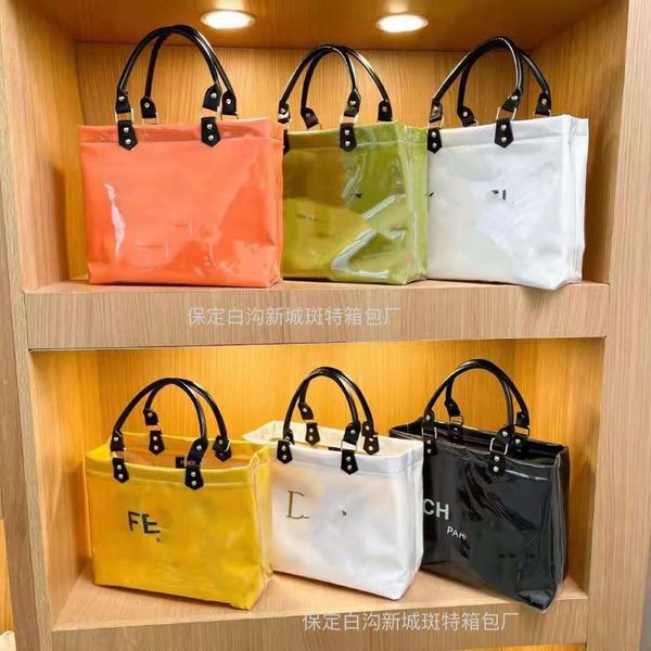 

design 2021 pvc tote large capacity hand e fashion women's jelly new bag