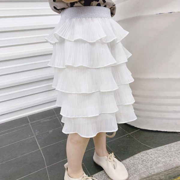 

skirts spring summer children clothes girls chiffon white black princess tutu skirt for girl kids baby toddler cake
