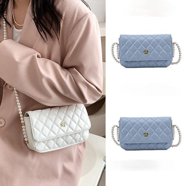 

lingge pearl women fashion shoulder messenger bag pu women's cross body
