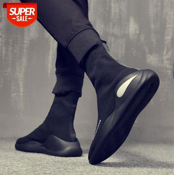 

korean style socks high men's shoes sports versatile sneakers casual #se4x