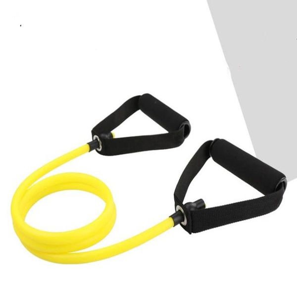 

lbs yellow resistance band handle yoga pull rope stretch fitness strength training for the family bands
