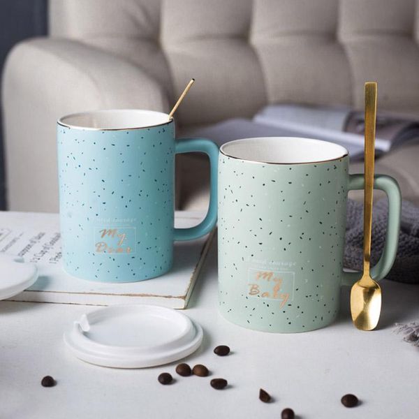 

mug coffee cup drinkware ceramic mugs creative big ear gift set retro spray