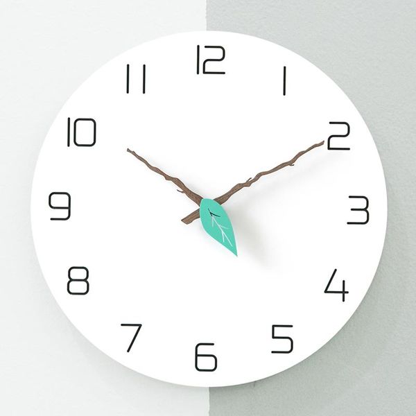 

wall clocks unique design tree branch leaf combination home art clock brief pastoral personality
