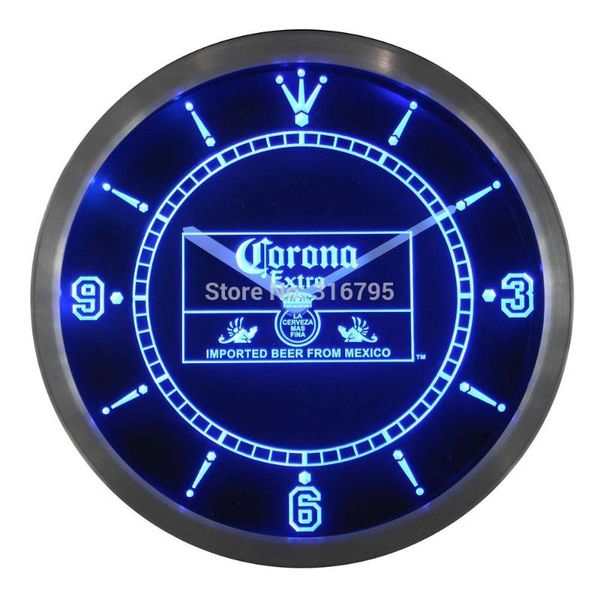 

wall clocks nc0097 mexico beer bar pub neon light signs led clock