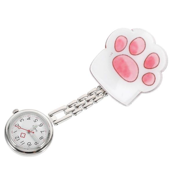

pocket watches 1 set delicate cat watch chest cartoon, Slivery;golden