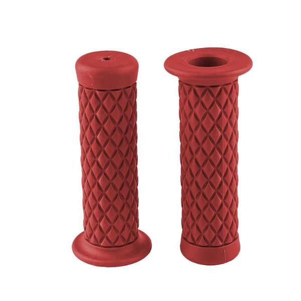 

handlebars 1 pair skid resistance solid dirt bike easy install replacement motorcycle 7/8" 22mm retro rubber hand grip soft