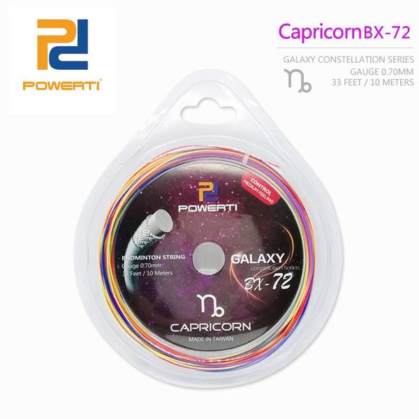 

5pcs/lot 0.70mm badminton racket string rainbow 10m constellation training racquet bg65 gym men sets