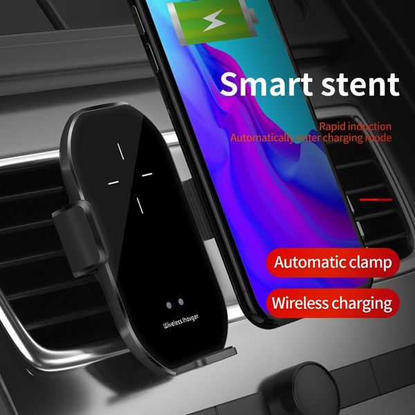 

cell phone mounts & holders car wireless charging mobile holder infrared automatic induction