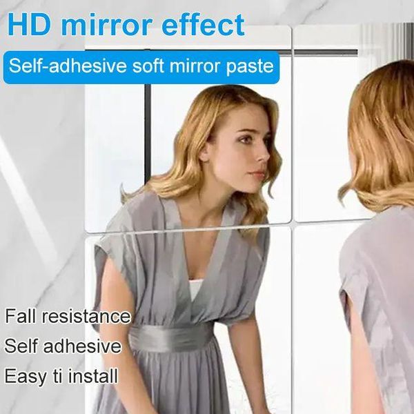 

mirrors self-adhesive soft mirror sticker wall decoration
