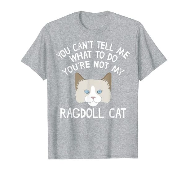 

ragdoll cat tees funny - gifts for ragdoll cat owners t-shirt, White;black