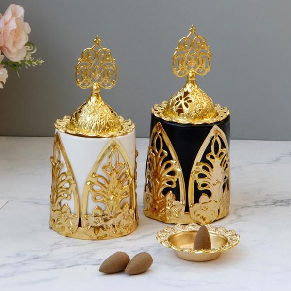 

fragrance lamps ceramic incense burner buddhism zinc alloy bronze mini metal craft home decoration