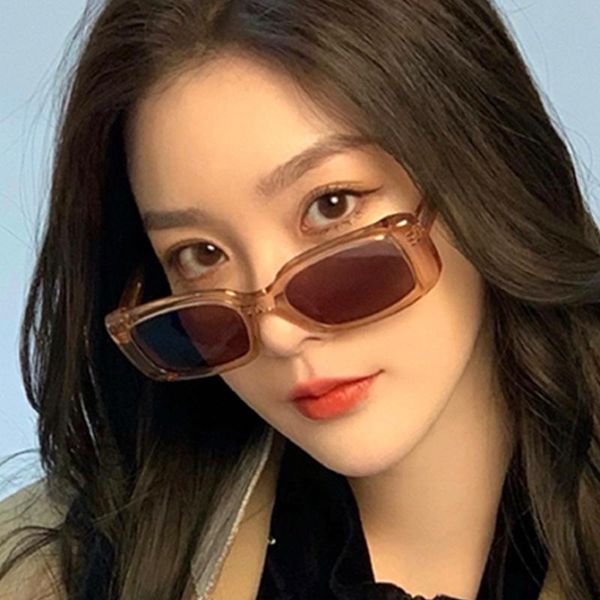 

outdoor eyewear trending fashion square sunglasses women men vintage small brown sun glasses rectangle travel shades uv400 goggles