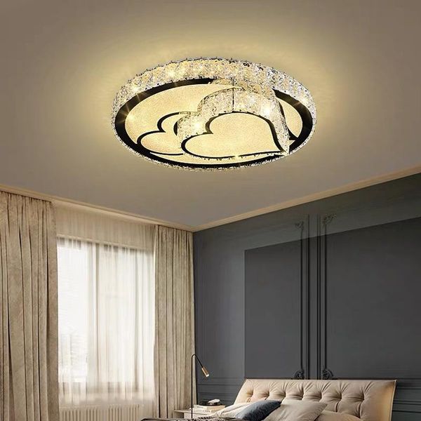 

ceiling lights crystal lamp warm romantic master bedroom simple modern children's room led living