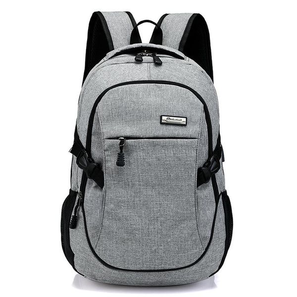 

backpack zhierna female bag men's security with usb and headphone jack pack large-capacity innovative business leisure