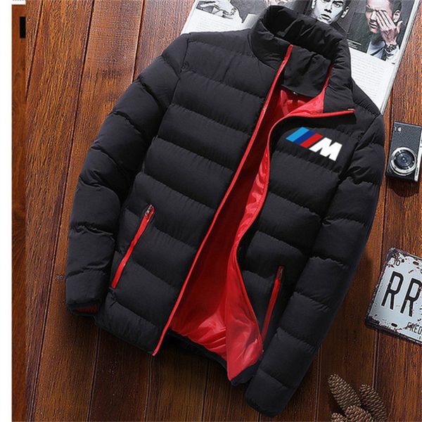 

men's long sved casual et, zippered bomber, neckline, cotton pad, winter, 2021, Black