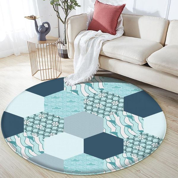 

carpets geometric printed carpet round flannel rug for living room bedroom area rugs modern printing floor parlor mat home