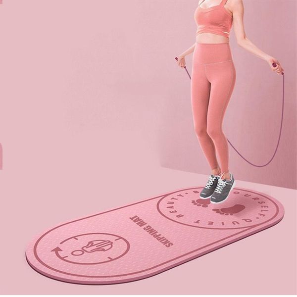 

jump rope mat 2021 sound insulation and absorption high density board anti-noice exercise cushioning mute yoga mats