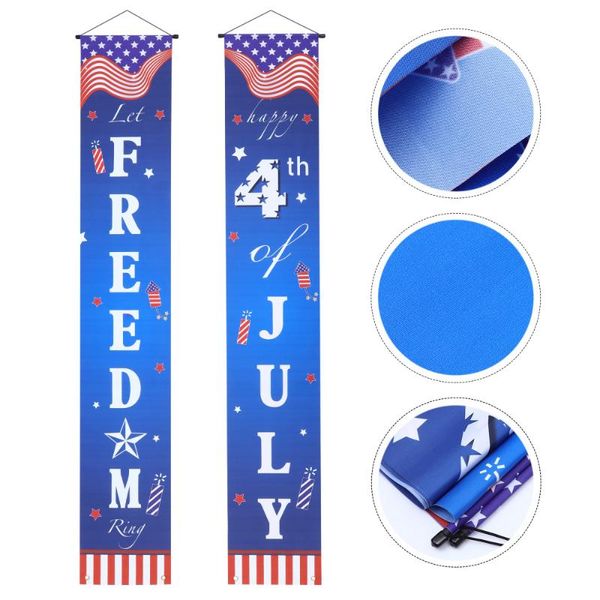 

pair patriotic porch sign multi-functional practical curtain & drapes