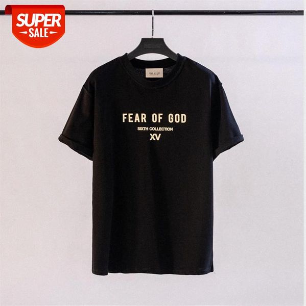 

trend fog letter printing round neck thin black t-shirt for men and women couples #zl8u, White;black