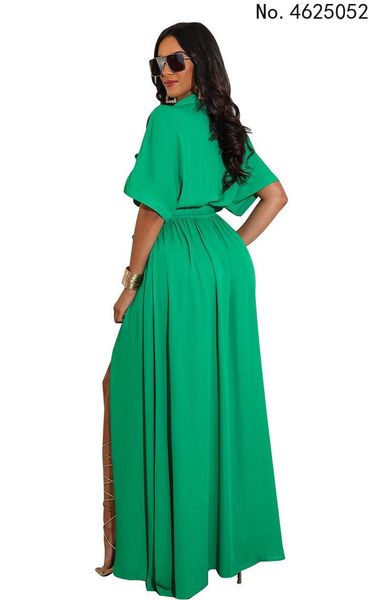 

ethnic clothing green maxi dress african clothes loose shirt robe casual turn down collar high waist party belt africa 2021, Red