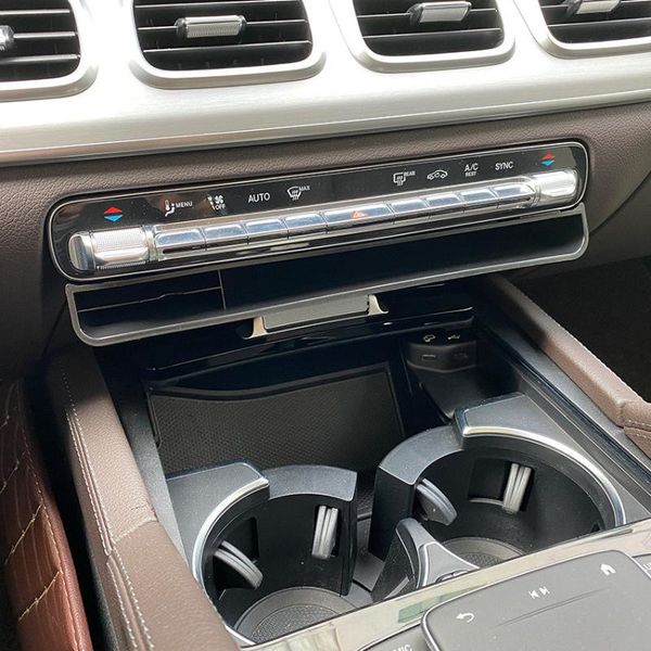 

car organizer 1 pcss storage box abs black dashboard for - gla 2021 high quality