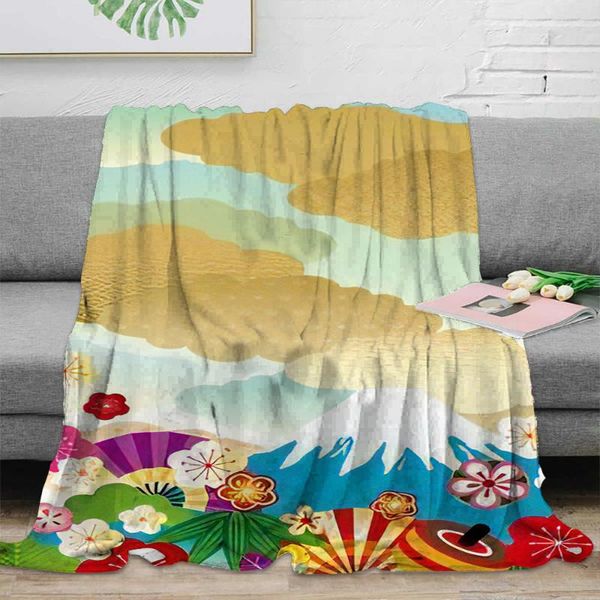 

blankets cartoon cute japanese style year 3d print velvet home sofa sherpa blanket for beds warm fleece camping quilt