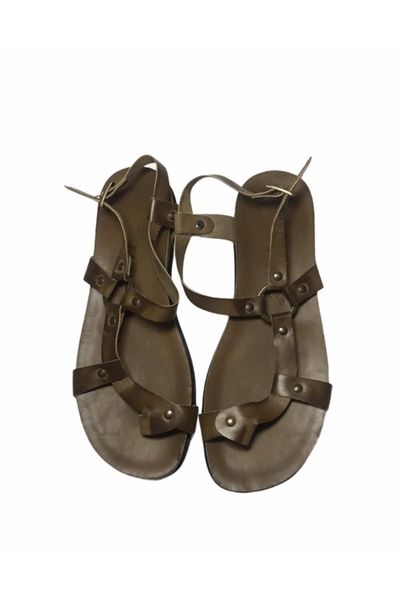 

sandals women coffee leather, Black