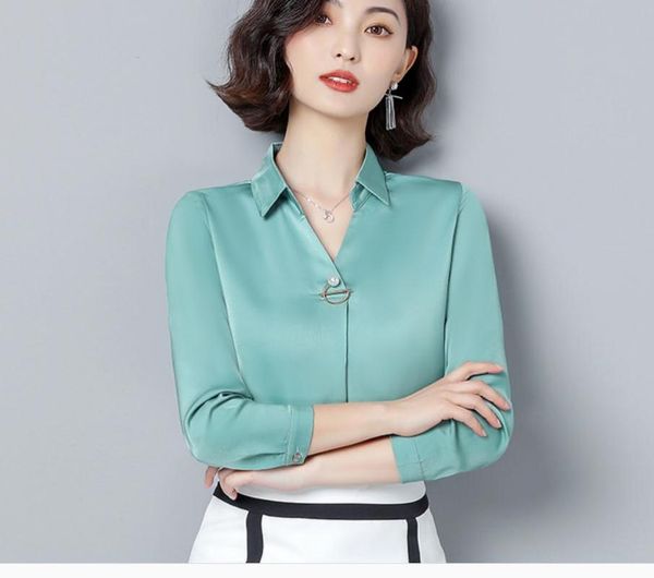

women's blouses & shirts 2021 spring and autumn summer long sleeve shirt, White