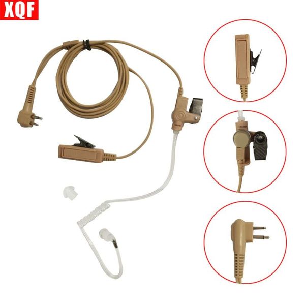 

walkie talkie oppxun beige flesh color covert acoustic tube earpiece for motorola gp88 radio etc