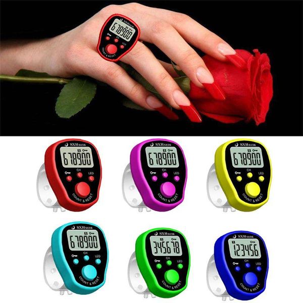 

timers 5 channel finger counter lcd electronic digital chanting counters tally