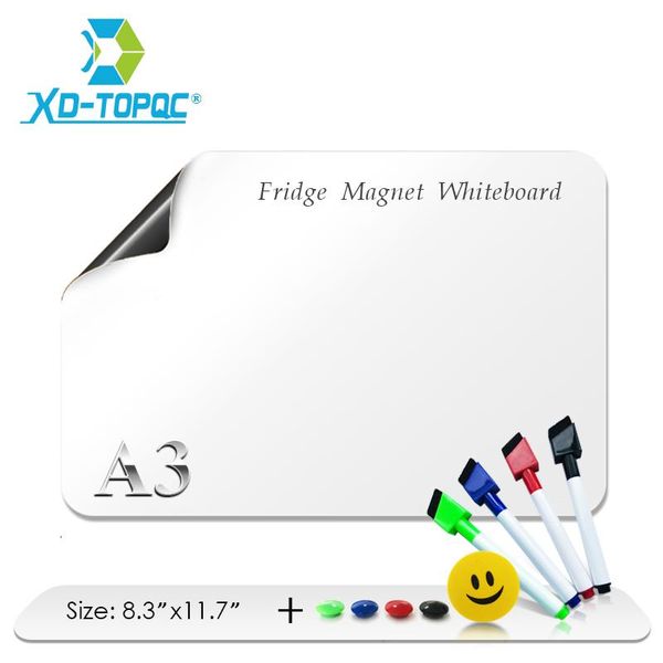 

whiteboards xindi a3 whiteboard 8.3" x 11.7" flexible fridge magnets waterproof kids drawing board message magnetic refrigerator b